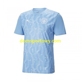 Koszulka Manchester City Pre-Match Domowe Koszulki Piłkarskie 2024-2025 Krótki Rękaw